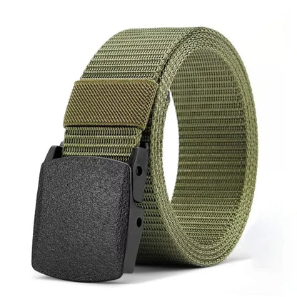 Men's Belt Outdoor Casual Canvas Belt Metal Free Training Nylon Tactical With Pants Jeans Belt Sports Belts For Men Women