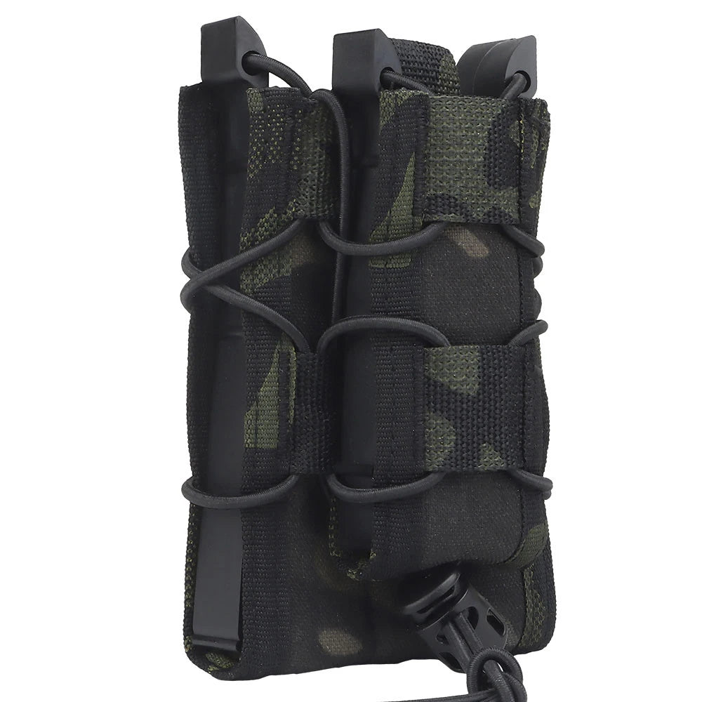 OPHIDANTAC 9MM 5.56 Magazine Pouches Tactical AK AR M4 AR15 Single Magazine Bag Rifle Molle Mag Holster Pouch Hunting