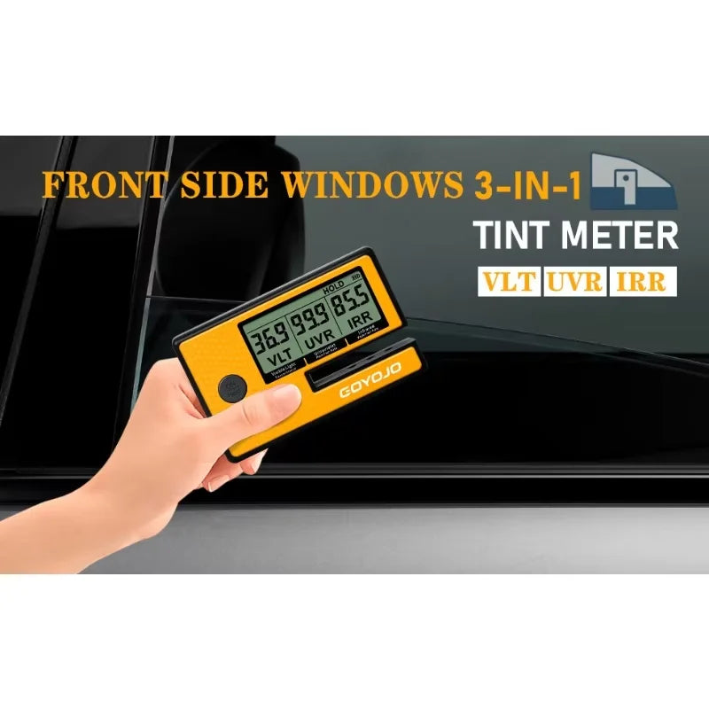 Portable Solar Film Car Transmission Window Tint Meter 3-in-1 VLT UV IR Rejection Tester Automatic Calibration Dropship GT116