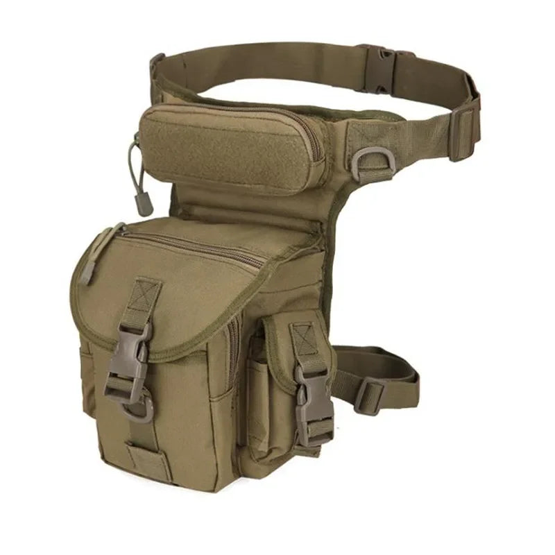 Outdoor Drop Leg Bag EDC Molle Hunting Hiking Fanny Thigh Pack Motorcycle Riding Men Tool Waist Pouch