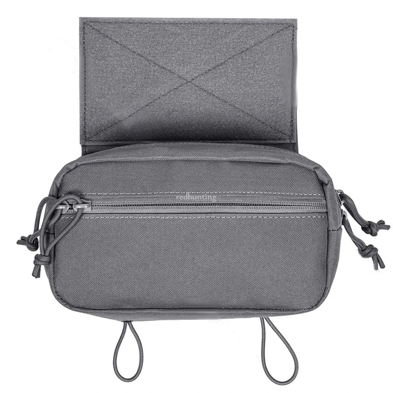Tactical Dump Drop Pouch with Hook and Loop for JPC CPC AVS Vest Utility Tool Bag Airsoft Paintball Hunting Accessories