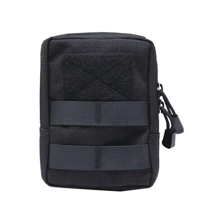 Tactical 600D Outdoor Waist Bag Molle Pouch Tool Zipper Waist Pack Hungitng Accessory Belt Pouch