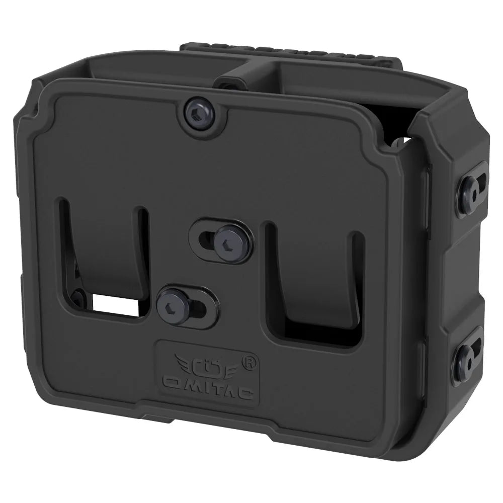 Universal Double Magazine Pouch with Belt Clip for Various Caliber Single Or Double Stack Magazines