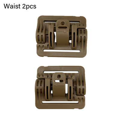 Tactical 2pcs Tactical Vest Quick Release Buckle Slider Strip Module Strip Buckle