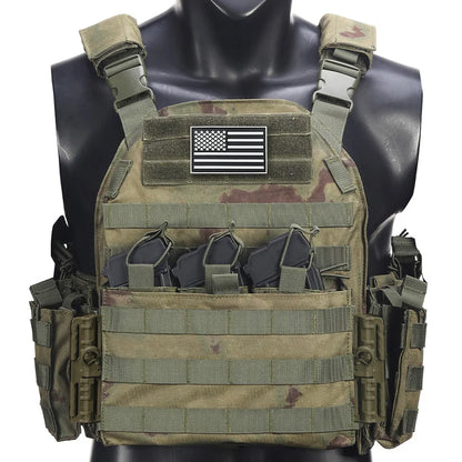 Camouflage Hunting Vest Quick Ssssassembly Waist Shoulder Accessory Pouches Hidden Triple Equipment Bag Outdoor Outdoor Vest