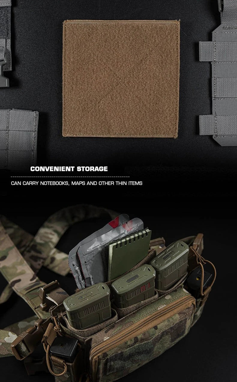 Outdoor Storage Bag With Hook And Loop Velvet Tape Interlayer For Storing Laptops Maps Thin Items Storage bag