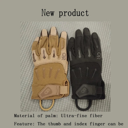 Iron-sighted Outdoor Gloves or Gloves for Field Exploration - for Camping