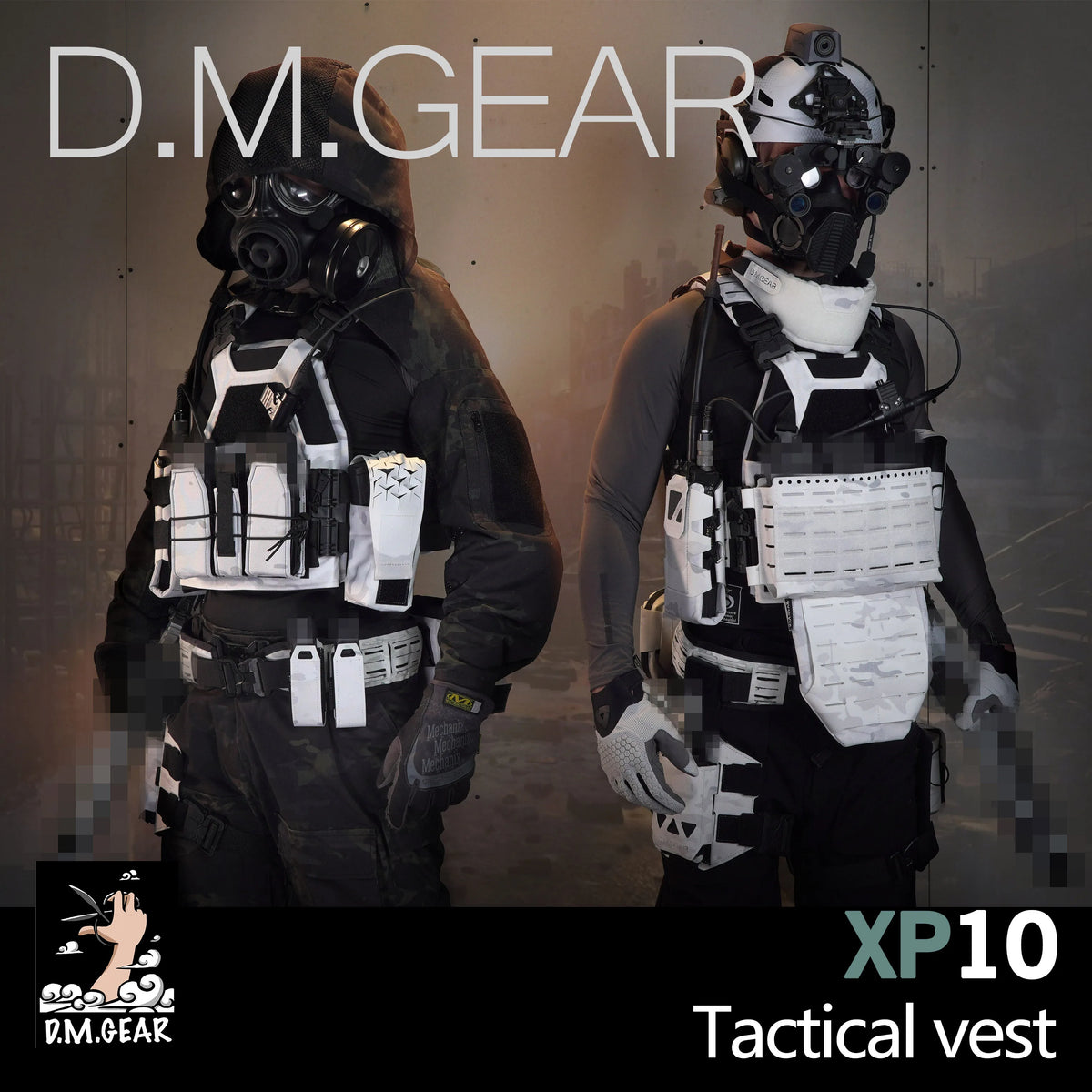 DMGear XP10 Tactical Vest Quick Release Adjustable Airsoft Gear Equipment Accessory Wargame Outdoor Hunting Outdoor