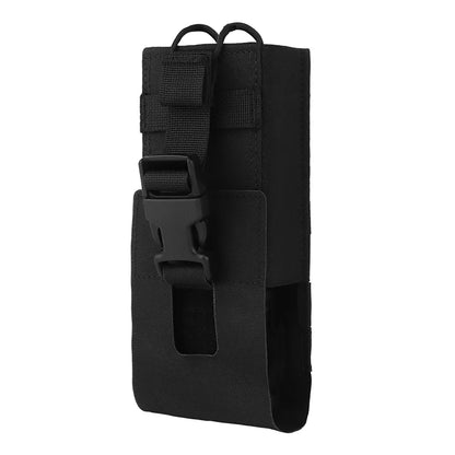 Quick Release Radio Carrier Universal MOLLE Platform Mount Nylon Lightweight Pouch for PRC Series Walkie Talkies Outdoor Airsoft