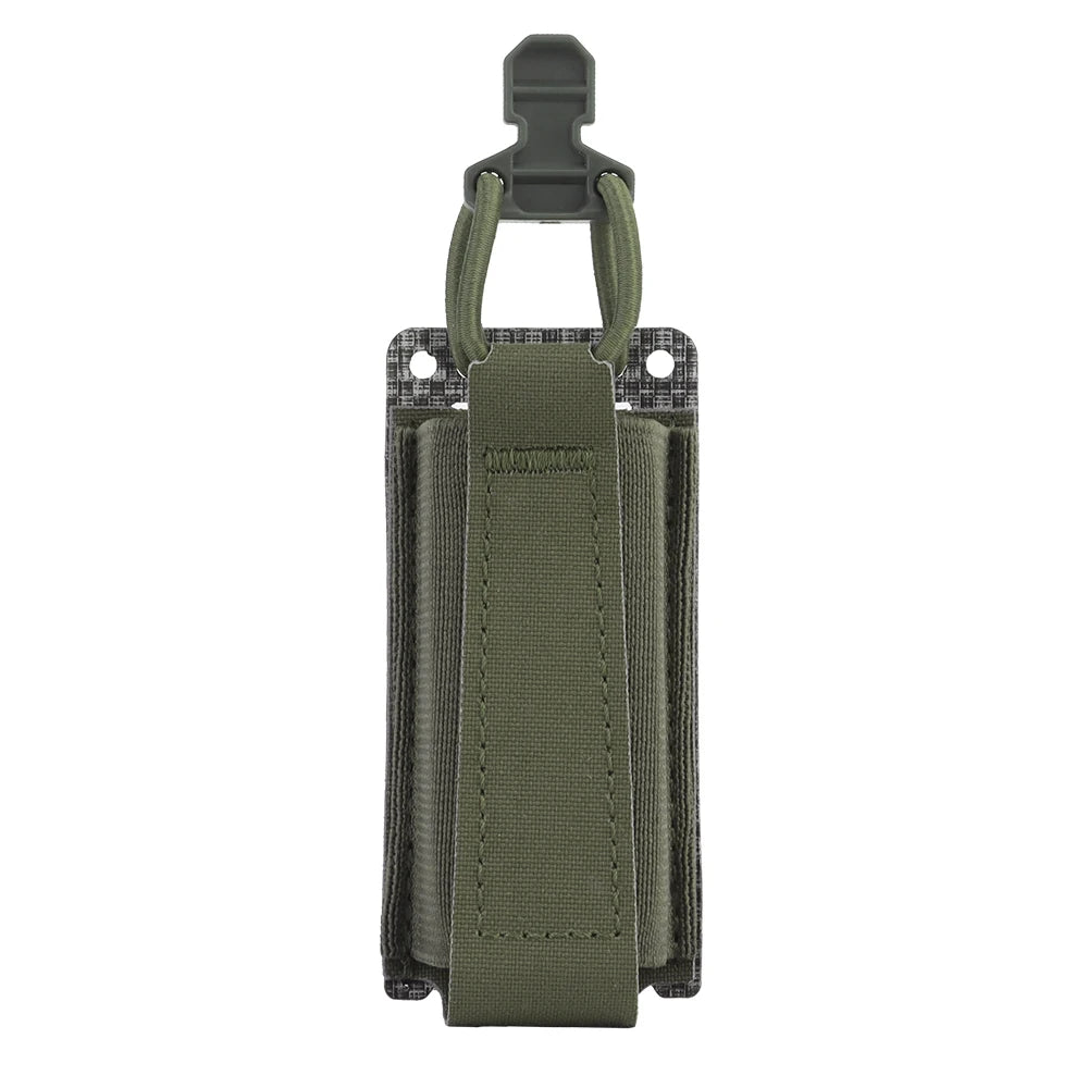 Pistol Dual Magazine Pouch 1911 9mm Mag Holder Elastic Bungee Cord Retention Airsoft Paintball Hunting Army Cartridge Pouch
