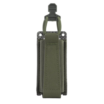 Pistol Dual Magazine Pouch 1911 9mm Mag Holder Elastic Bungee Cord Retention Airsoft Paintball Hunting Army Cartridge Pouch
