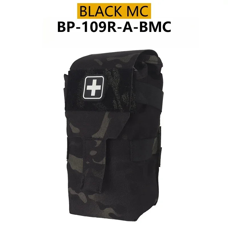 Compact Upright Emergency Organizer Quick-Access Bag with Handle Water-Resistant Molle Hunting Pack
