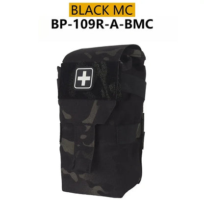 Compact Upright Emergency Organizer Quick-Access Bag with Handle Water-Resistant Molle Hunting Pack