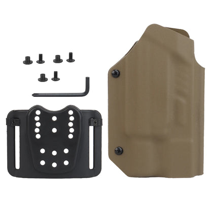 Tactical Kydex Holster for Glock 17/19/19X/22/23/34/35/45 Fit X300 Light QLS Quick Release Belt Clip Airsoft Hunting Accessories