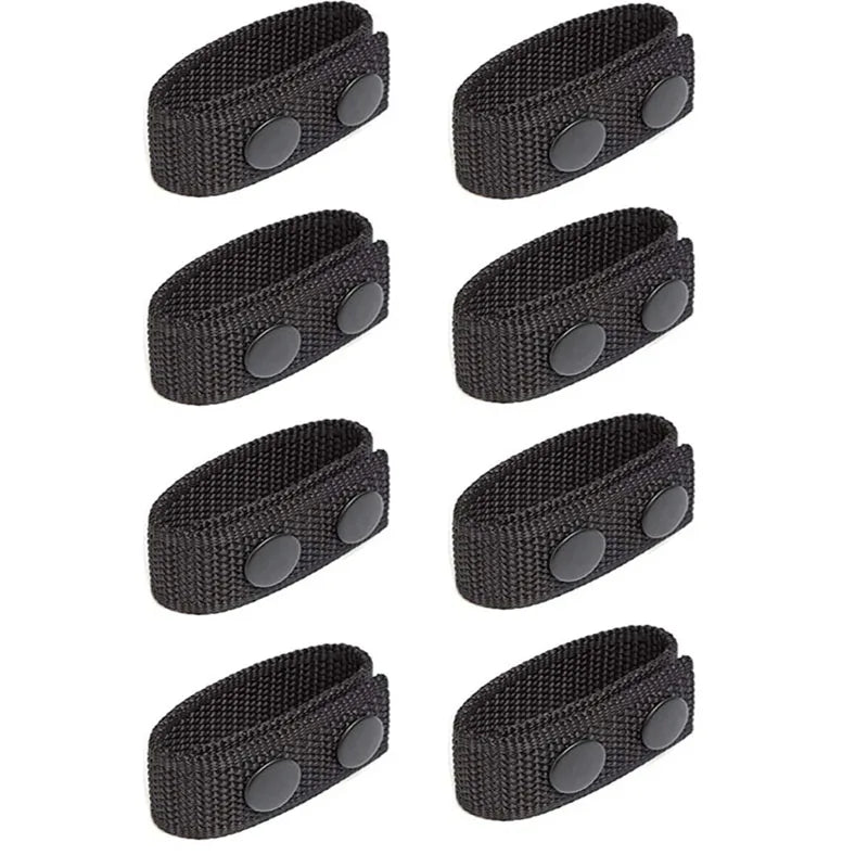 4/8Pcs Tactical Belt Buckle Heavy Duty Belt Keeper Portable Webbing Strap Molle Belt Equipment Accessories Outdoor Sports
