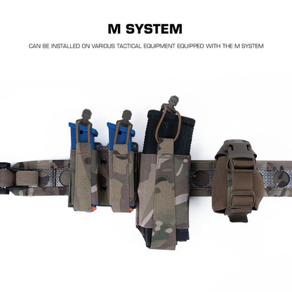 Tactical M67 Grenade Pouch Flexible Storage Bag Plate Carrier Molle Mini Elastic Fixed Pocket Grenade Holder Tool Bag