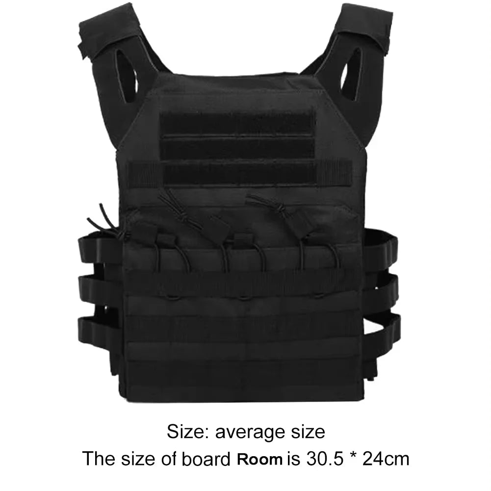 Nylon Tactical Vest Body Armor Hunting Carrier Airsoft Accessories Combat MOLLE Camo Vests