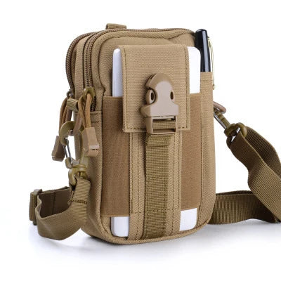 Men's Belt Bag Outdoor Waist Bag Bag Waterproof Camo Sports Hunting Accessories Storage bag Molle nylon cell phone