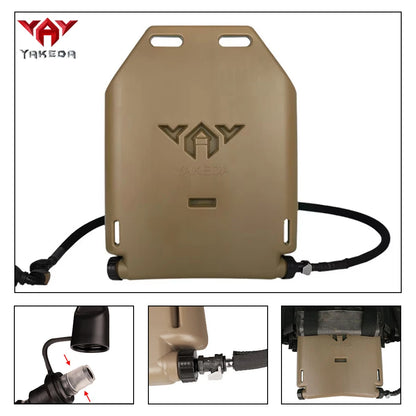 YAKEDA 1.75L Large Capacity Hydration Bladder Insert Board PE Food Grade Odorless Tactical Vest Inner Liner