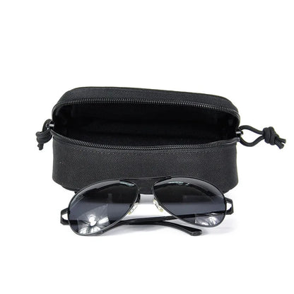 Outdoor Sport Glasses Pouch Sunglasses EDC Goggles Storage Box Molle Hunting Accessories Organizer Eyeglasses Case Bag
