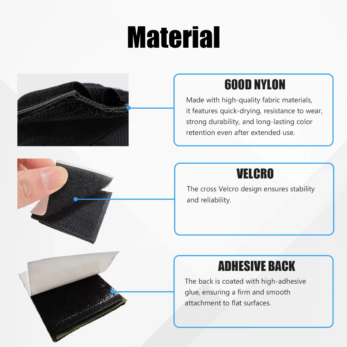 5PC 2-Round Bullet Holder - Adhesive Cartridge Carrier | VELCRO Hook/Loop Utility Gear (2 Hole)