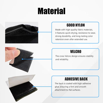 5PC 2-Round Bullet Holder - Adhesive Cartridge Carrier | VELCRO Hook/Loop Utility Gear (2 Hole)