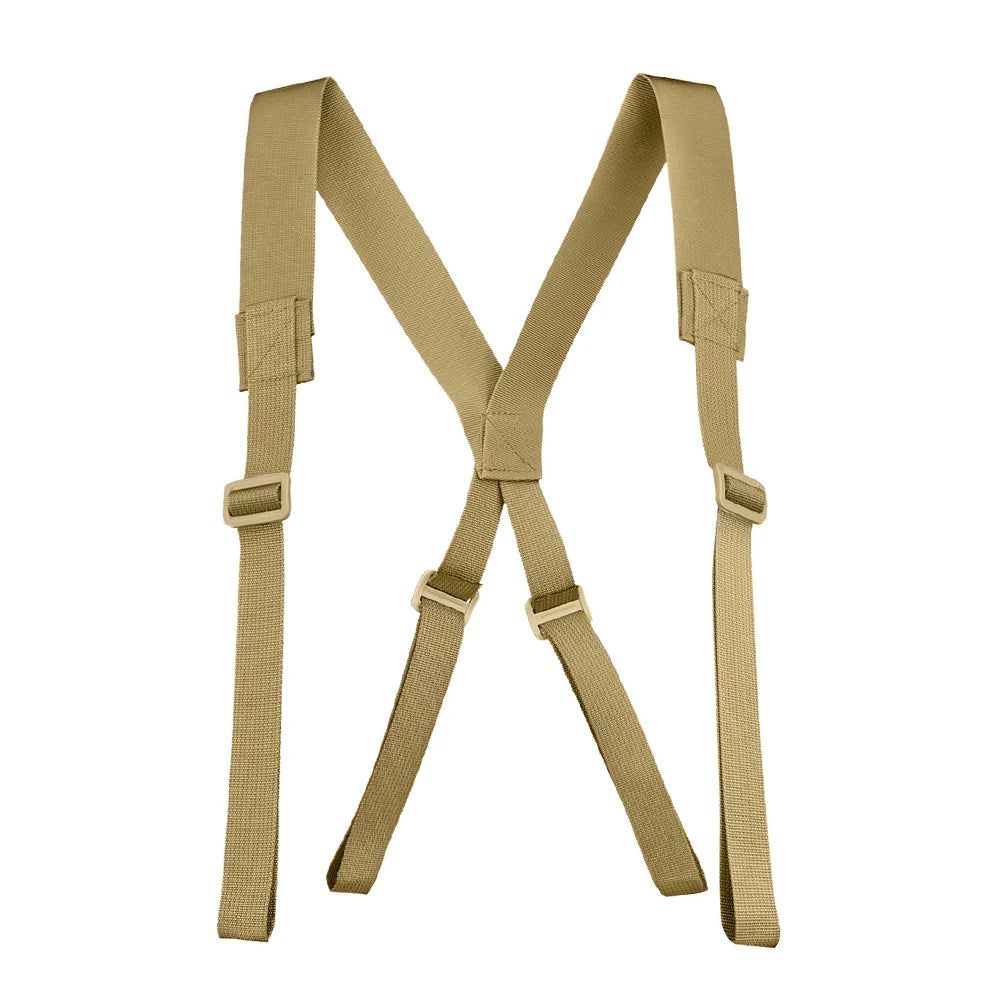 Y-Shape Tactical Suspenders Waist Seal Strap Braces Tactical Molle Shoulder Strap Duty Belt Harness Tool Hunting Accessories