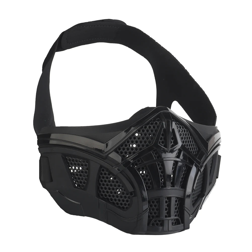 Scorpion Masks Tactical Hunting Paintball Airsoft CS Fight Half Masks Inner Silicone Breathable Halloween Part Cosplay Props