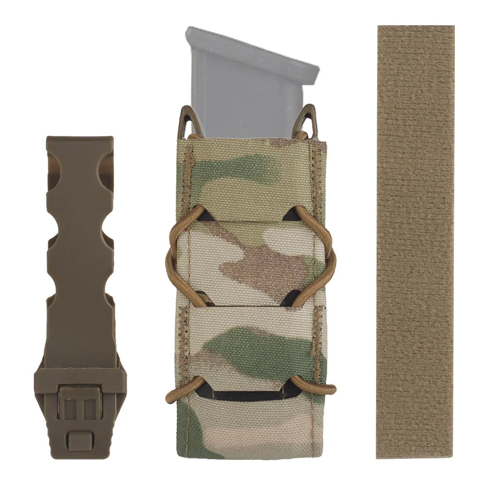 V2 Tactical Magazine Pouch Gen 2 Tiger 9MM Pistol Mag Bag Molle Flashlight Pouches Torch Holder Hunting Airsoft Knife Holster