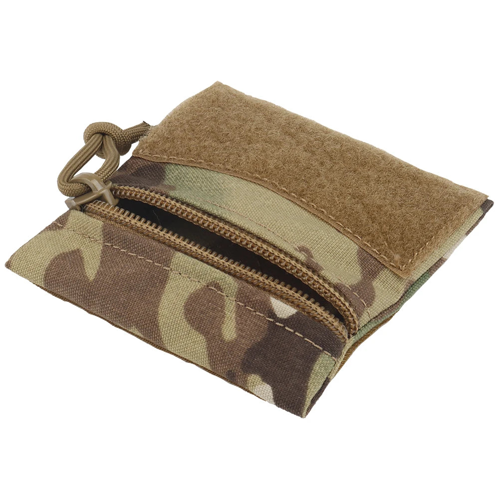 Tactical Micro Candy Pouch S M L With Hook&Loop MK3 MK4 Vest Chest Rig Camouflage Portable Storage Nylon Hunting Accessories