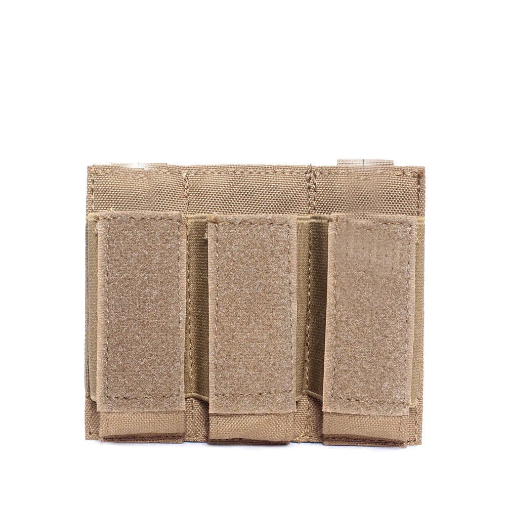 Double&Triple 9MM Magazine Pouch MOLLE Tactical Pistol Magazine Bag for Glock 1911 92 CZ Hunting Accessories Molle Storage Bag
