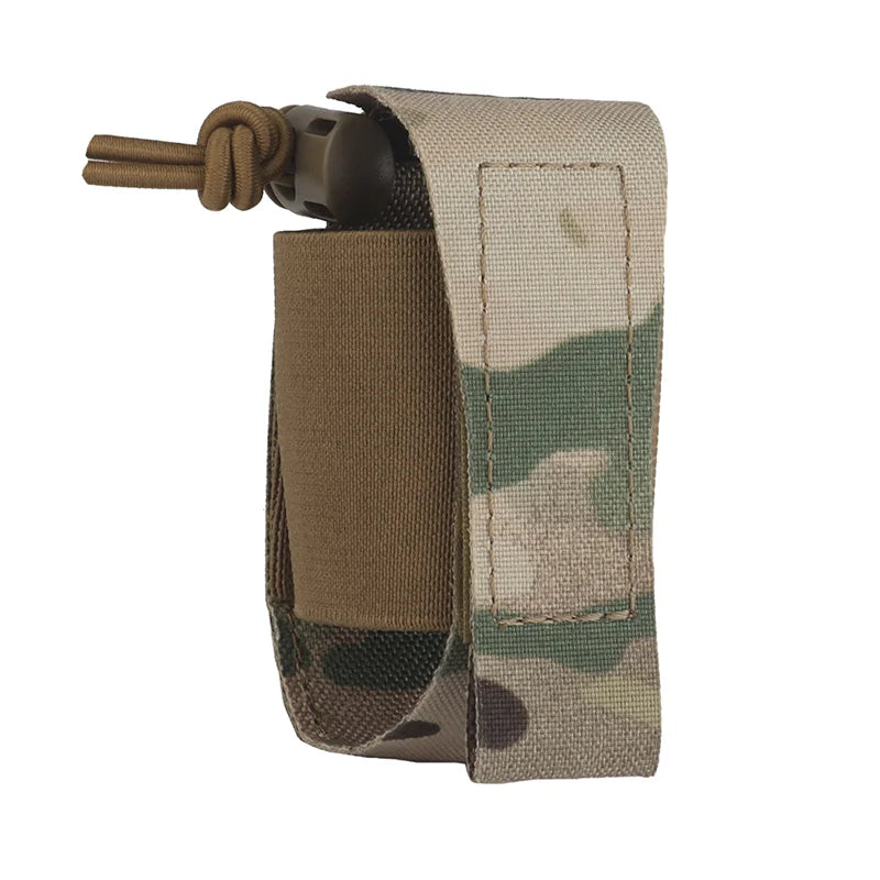 MOLLE Panel Multifunctional Camouflage Grenade Pouch for M67 Grenades, Flashbangs, Smoke Grenades, and Throwable Devices Storage