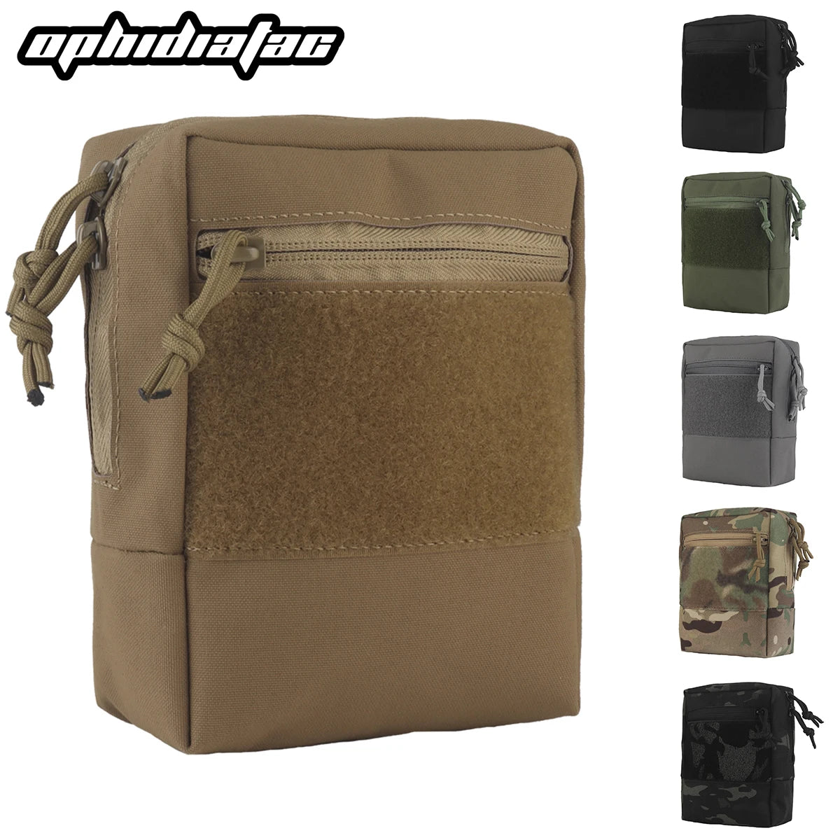OPHIDIAN Molle GP Pouch General-Purpose M Size MOLLE Vest Side Pouch Chest Rig Plate Carrier Belt Utility Pack Hunting Bags
