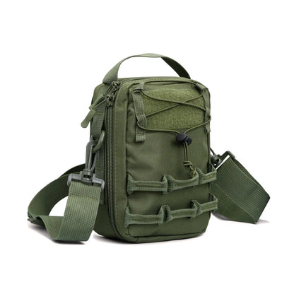 Tactical Molle Pouch with Shoulder Strap, Outdoors Lightweight Portable Phone Pouch, Utility Compact EDC Pouches Bag for Hiking