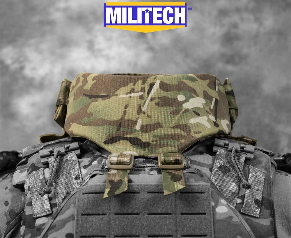 MILITECH Level 3A Neck&Throat Protector Tactical Neck Guard Tactical Collar Fits AVS CPC LVS Vest Neck Anti-Fragment