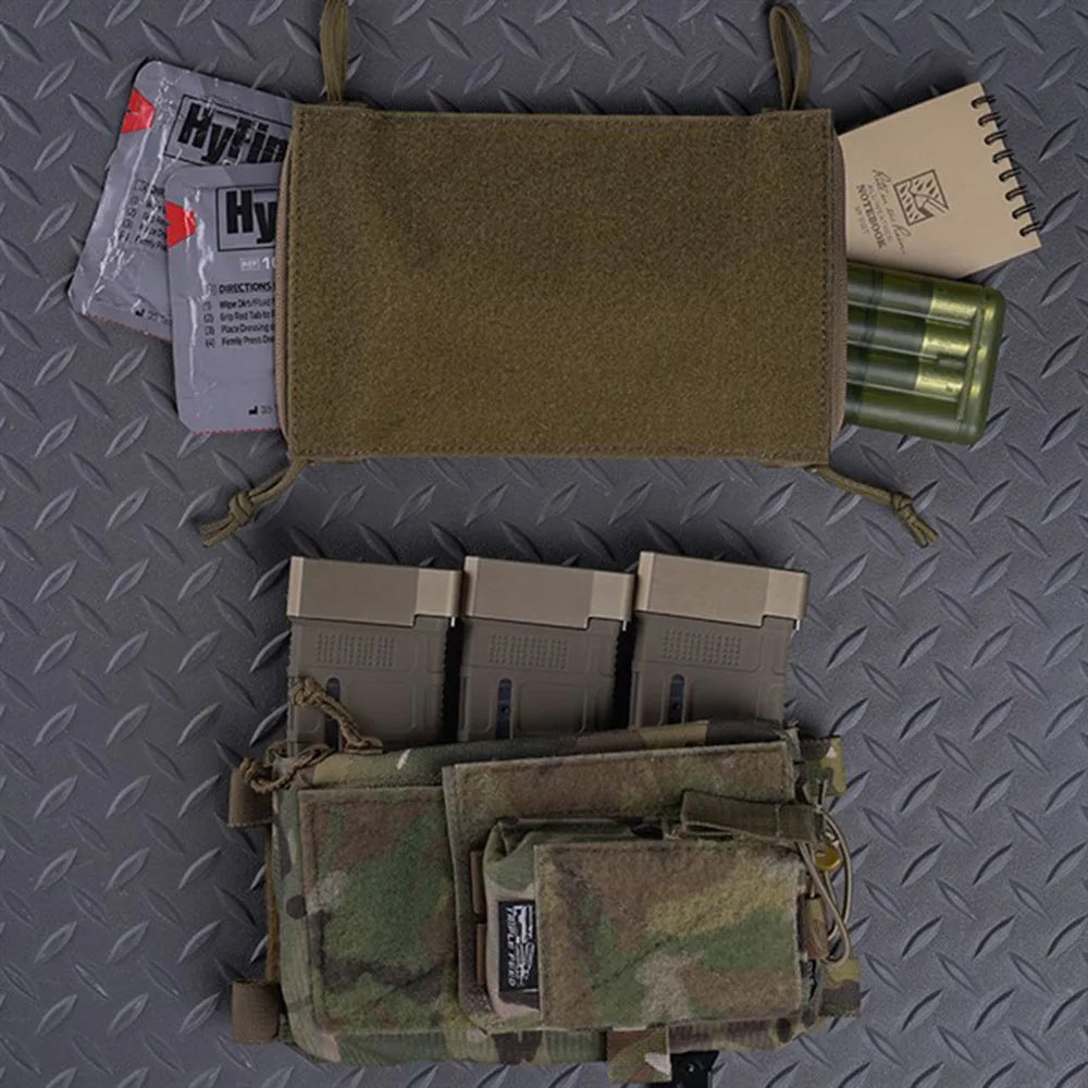 Tactical Chest Rig Internal Pocket Chest Hanging Front Panel Pouch