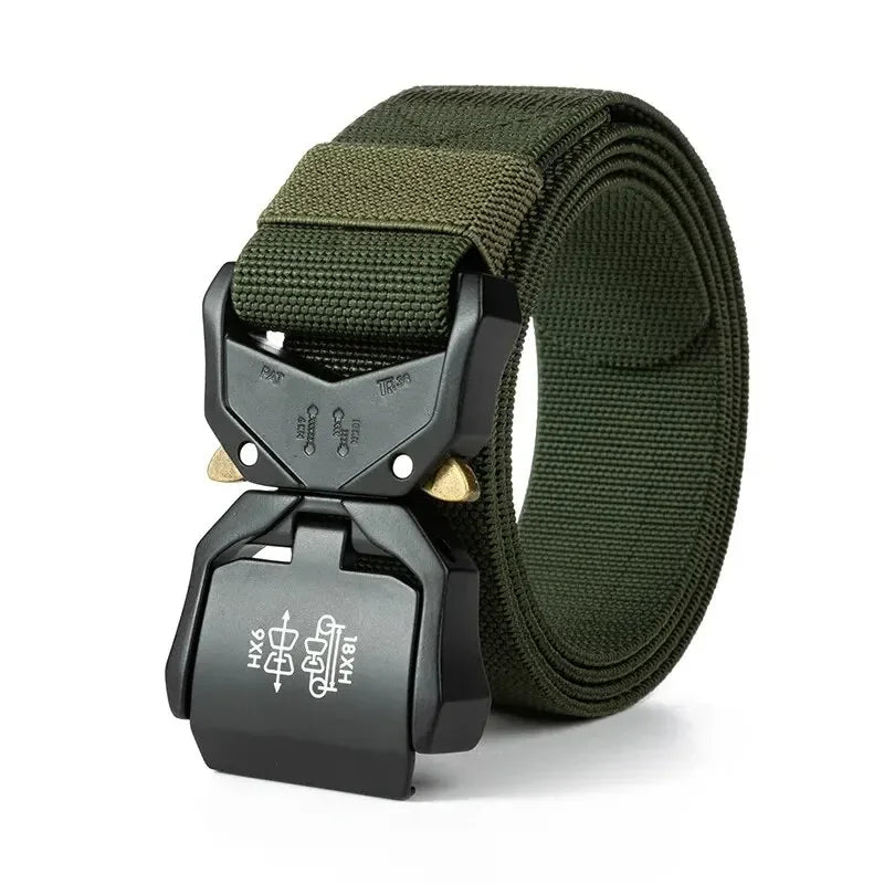 2026 New Tactical Belt Buckle Quick Release Elastic Belt Casual Tooling Training Belt Men's Trousers Belt