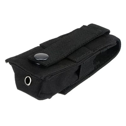 Molle Tactical M5 Flashlight Pouch 9MM Single Magazine Holster Torch Holder Utility EDC Tool Outdoor Hunting Key Knife Waist Bag
