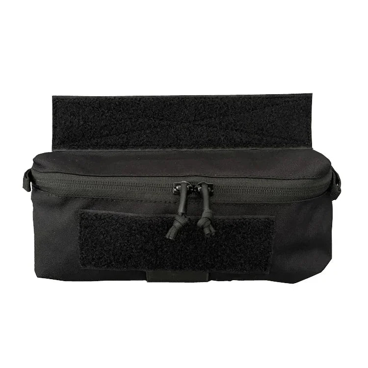 Tactical MK3 MK4 Vest Chest Hanging Pouch Airsoft Vest Abdominal Drop Pouch Gear Multicam Mini Storage Bag Accessories