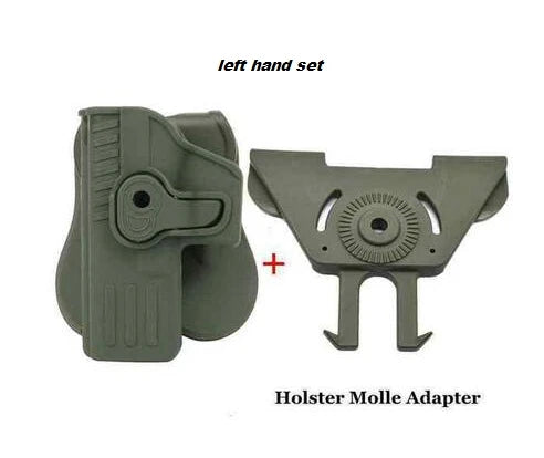 Tactical Left Right Hand Gun Holster IMI Defense G19 / 23 / 32 Tactical Combo Concealed Roto Waist Holster