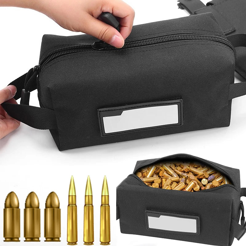 1/2Pcs Cartridge Pouch Ammo Bag 1000D Bullet Carrying Pouch Ammunition Storage Case EDC Tool Bag Multi-Function Handbag
