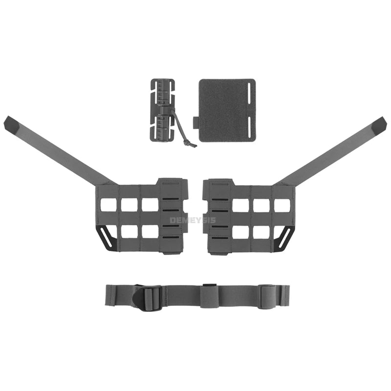 Tactical Chest Rig Expansion Kit Scalable Design Tactical Vest Molle Front Panel Hunting Vest Airsoft Training Gear  Accessories