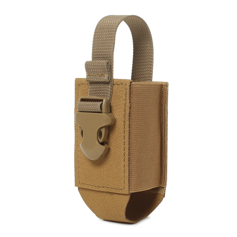 Tactical Molle Grenade Pouch Single Frag Grenade Flash Bag EDC Tool Bags Magazine Pouch for Hunting Shooting Airsoft Equipment