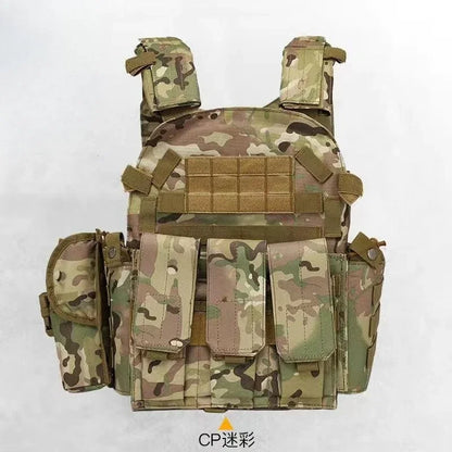 Children Nylon Gear Tactical Vest Body Protection Hunting Carrier Children Accessories Pouch Training Camping Kid Camo Vest