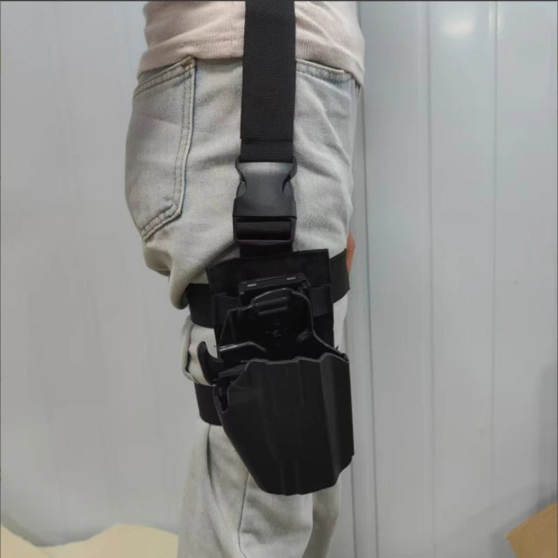 Outdoor Simulation CS Tactical Leg Bag , Real CS Outdoor Camouflage Accessory Bag Tactical Lightweight Multi-pocket Leg Hanger