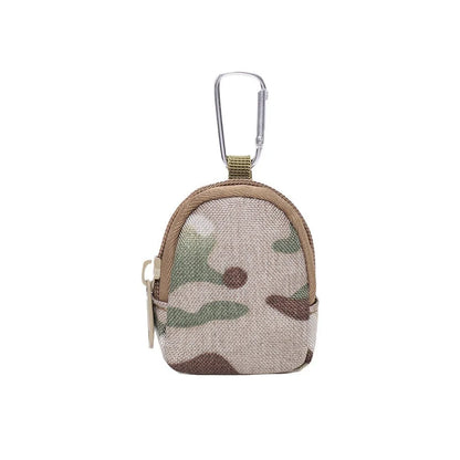 Tactical Edc Pouch Key Bag Coin Wallet Keychain Zipper Pocket Portable Outdoor Sports Small Kit Accessory With Hook