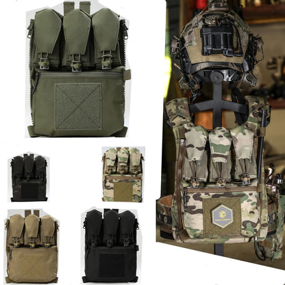 Assault Adapt Banger Back Panel Zip On Rear Pack Tactical Vest GP Pouch Multitools Pocket FCPC V5 Plate Carrier Accessories Bag
