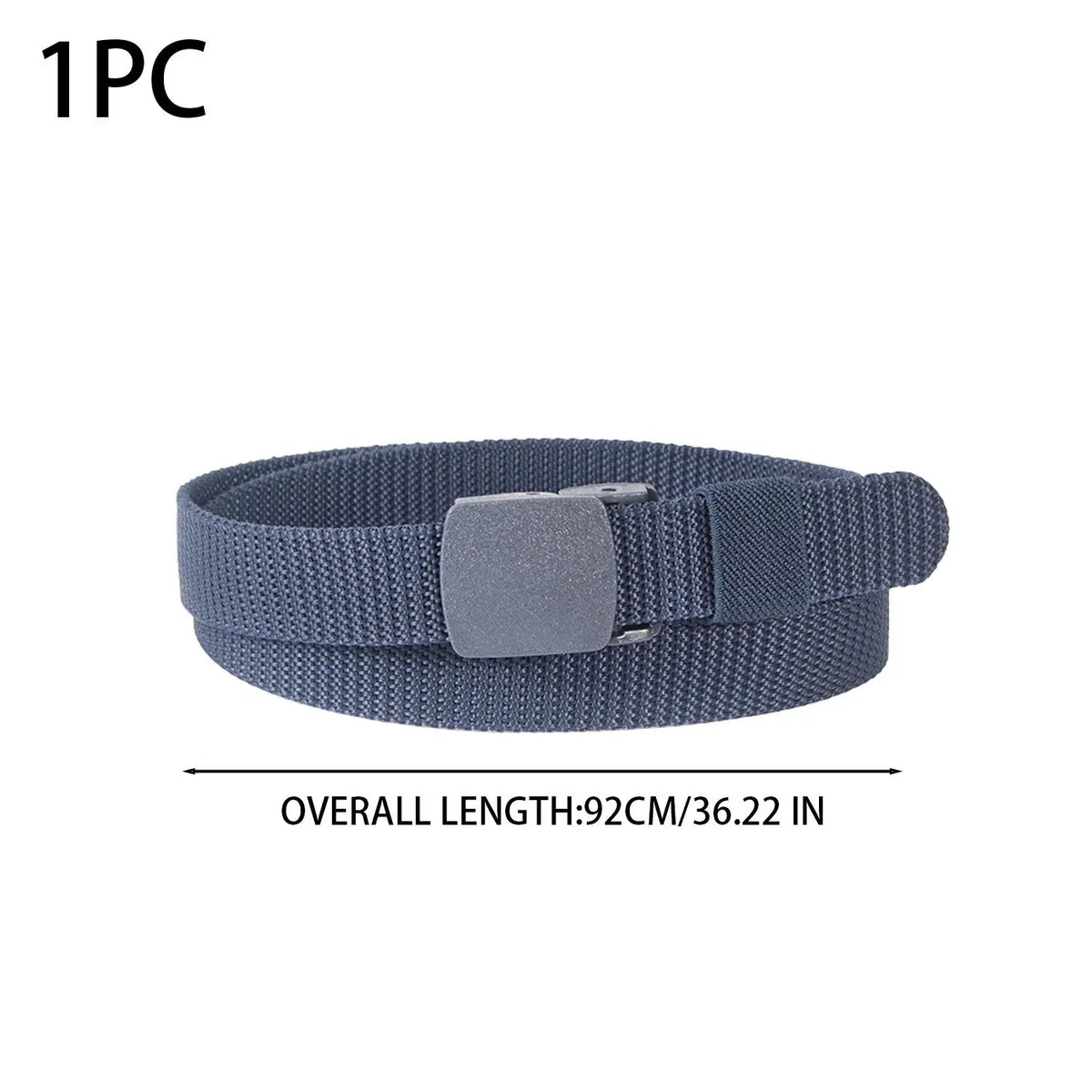 Adjustable Kids Canvas Belt No Hole Elastic Waistband for School Uniform Children Trousers Belt with Smooth Snap for Buckle Safe