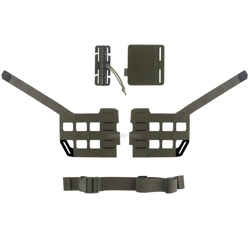 Tactical Chest Rig Expansion Kit Scalable Design Tactical Vest Molle Front Panel Hunting Vest Airsoft Training Gear  Accessories