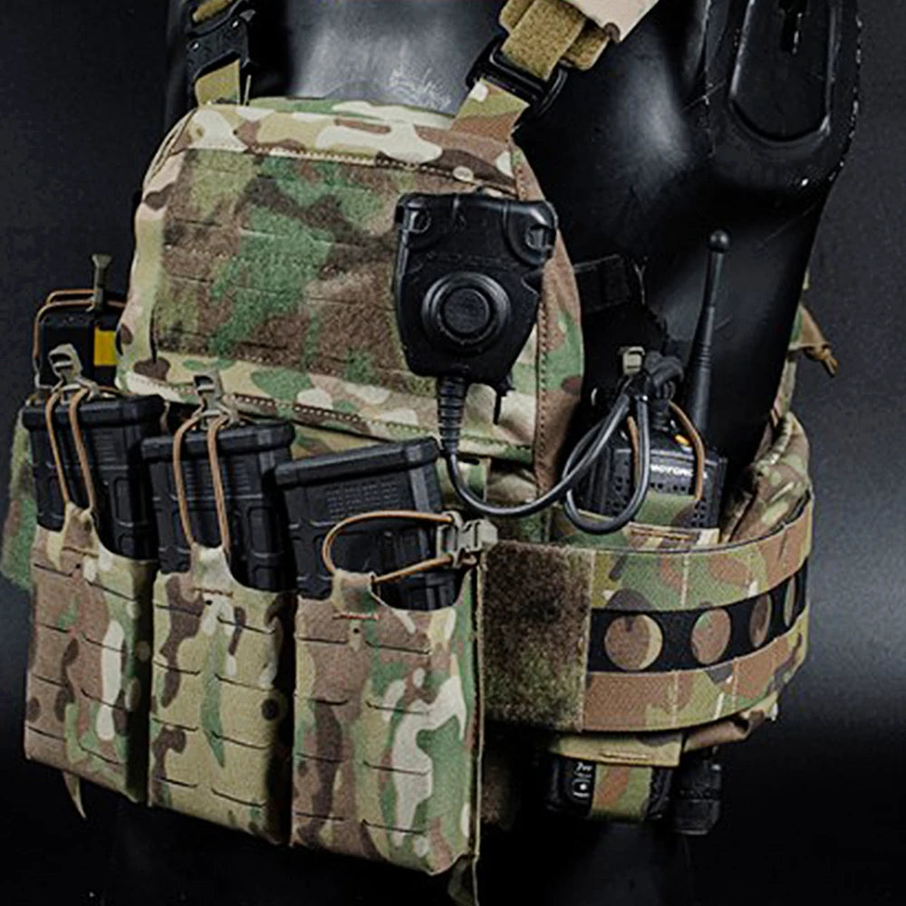 Wingman Pouch AR M4 5.56 Magazine Tactical Elastic MBITR Radio Holder Style Simple Elastic Rope Walkie-Talkie Bag FCPC Side Pack